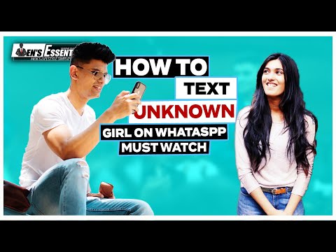 How to Talk to an UNKNOWN GIRL on Whatsapp | Texting Game