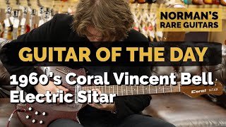 Video thumbnail for Guitar of the Day: 1960's Coral Vincent Bell Electric Sitar | Norman's Rare Guitars by Normans Rare Guitars