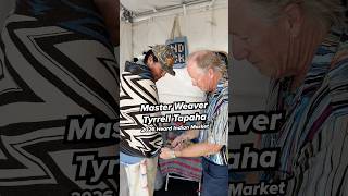 Master Weaver Tyrrell Tapaha at the 2026 Heard Indian Market and Fair