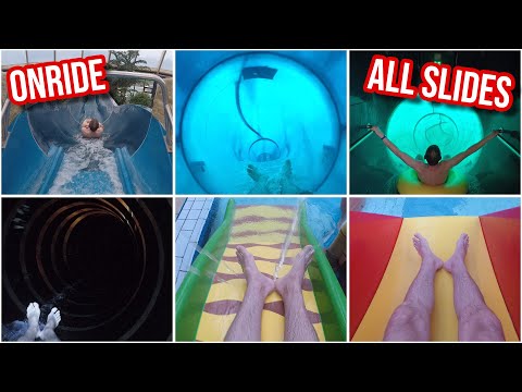 Atlantis Dorsten - Alle Rutschen - Onride (Blue Dolphin,Speed Shark,Smaragd Slide,Black Mamba,etc.)