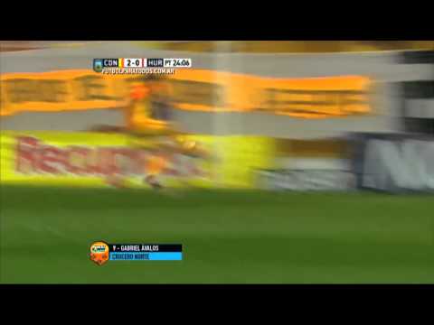 Gol de Ávalos. Crucero 2 - Huracán 0. Fecha 19. Primera Divisón 2015. FPT.