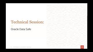 Oracle Data Safe Update