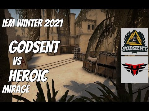GODSENT vs Heroic Highlights / Upper Bracket quarter-final at IEM Winter 2021