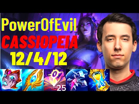TSM PowerOfEvil PLAYS CASSIOPEIA VS SYNDRA |NA CHALLENGER PATCH 11.5|[League of Legends]FullGameplay
