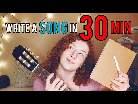 How to WRITE A SONG in 30 min: Step by Step - the whole PROCESS + Tipps (showing real example!)