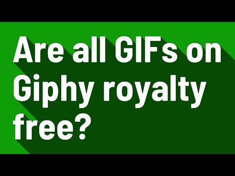 Are all GIFs on Giphy royalty free?