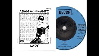 Adam and the Ants - Lady (On Screen Lyrics)