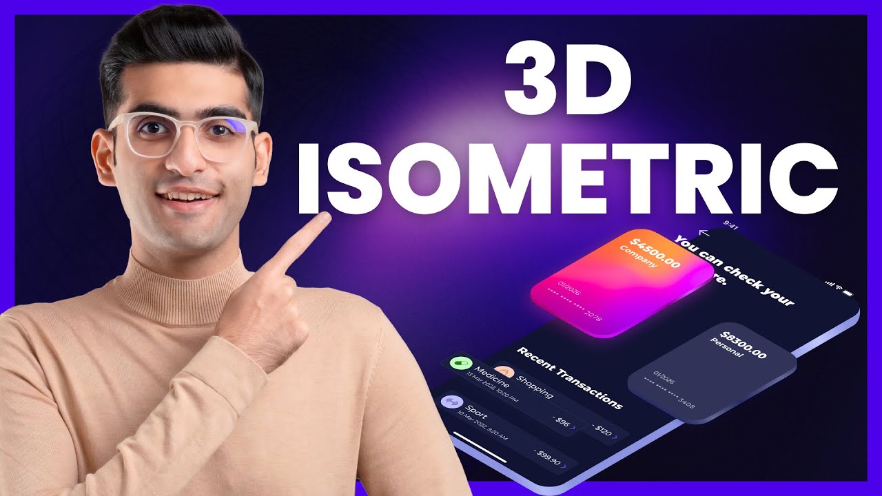 3D Isometric Perspective in Figma