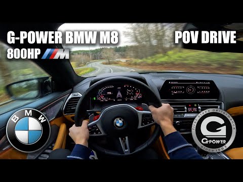 BMW M8 G-POWER (800HP) POV CITY DRIVE  I 4K
