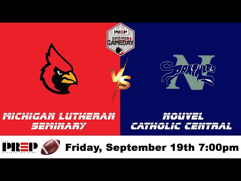Gridiron Gameday || Saginaw Nouvel CC vs Michigan Lutheran Seminary || Full Livestream