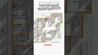 43 x 49 Floor Plan for House 🏠 #youtubeShorts #treandingshorts #youtubefeed #viralshorts $tfs