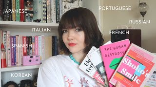 all of the translated books on my physical tbr