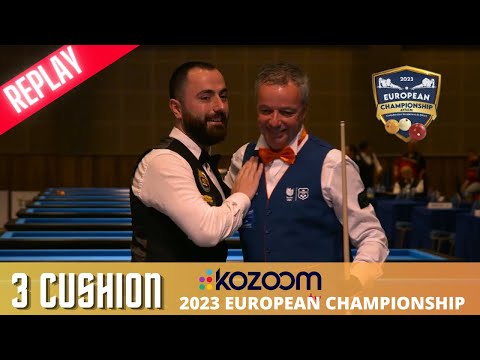3 Cushion - European Championship Antalya 2023 -  Dick JASPERS  (NED) vs Berkay KARAKURT (TUR)