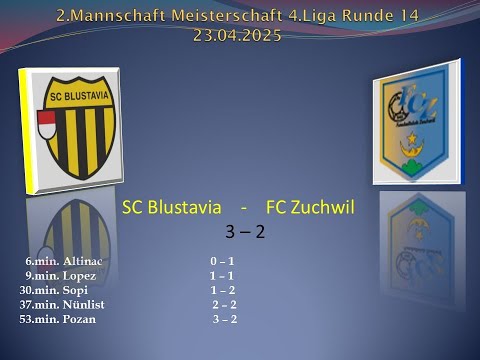 2.Mannschaft Meisterschaft 4.Liga SC Blustavia - FC Zuchwil