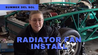 Exocet Radiator fan install