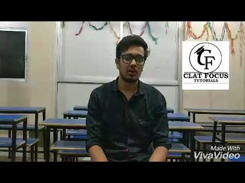 CLAT FOCUS Tutorials Patna Video 1