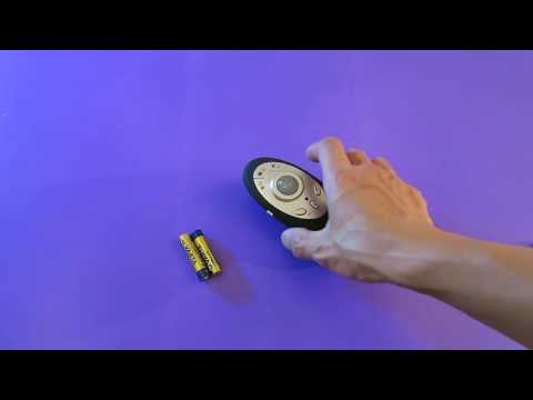 Unboxing wireless Trackball Laser pointer computer mouse