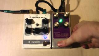 Video thumbnail for Wright Sounds Fuzz-Stang Mark II - Subdecay Echobox Delay - Guitar Demo by MrExcane