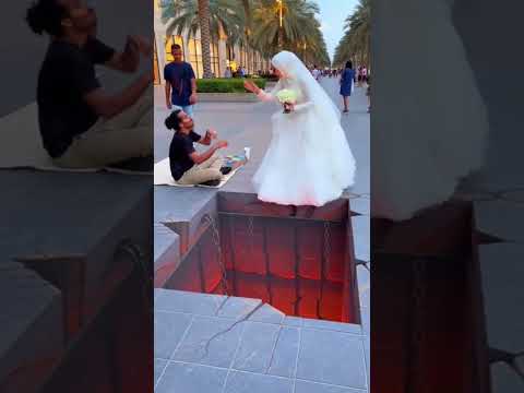 خدعة الرسمه في دبي!😅😅😅 #funny