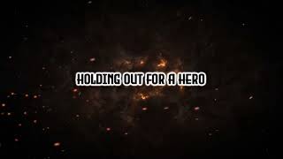 Holding Out for a Hero - GLEE VER - KARAOKE WITH BACKING VOCALS