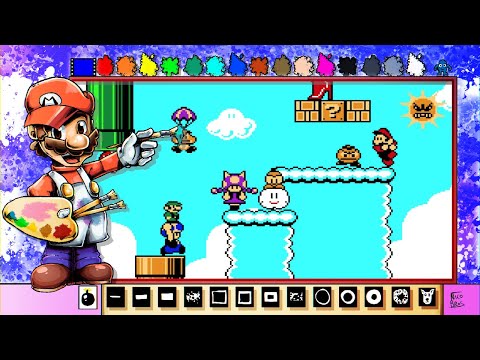 Mario Paint Creations | Super Mario Maker 2