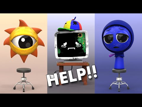 HELP Sprunki Mr Sun Jevin and Mr Fun Computer! Incredibox Sprunki Animation #Sprunki #incredibox