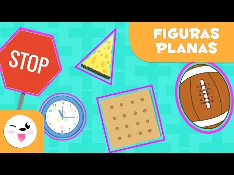 Las figuras geométricas planas para niños - Vocabulario para primaria