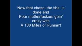 N.W.A - 100 Miles And Runnin&#39; Lyrics