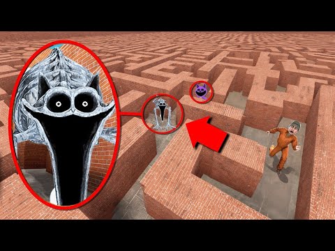 Can CATNAP find me in a MAZE?! (Garry's Mod Sandbox)
