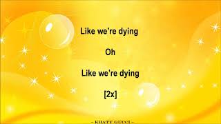 Kris Allen -- Live Like We&#39;re Dying (Lyric)