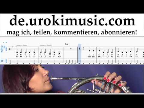 Waldhorn Lernen Marshmello & Anne-Marie - FRIENDS Tabulatur um-i995