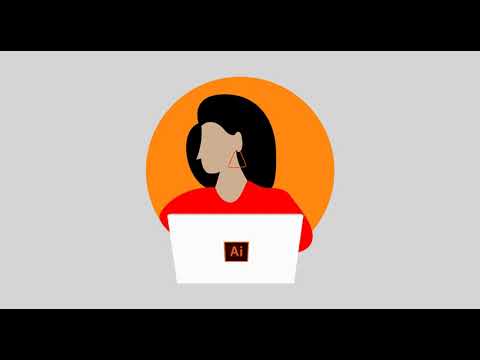 Flat Vector Character illustration Adobe illustrator Character Design process Hindi