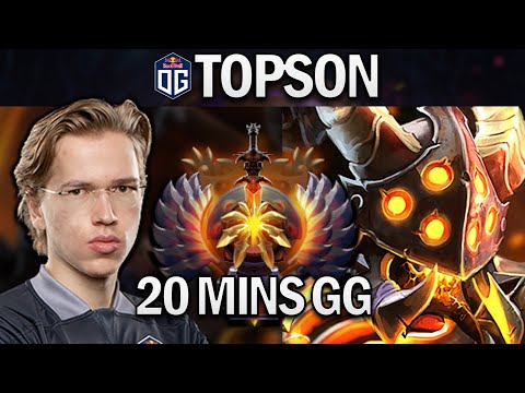 OG.TOPSON CLINKZ - 20 MINS GG - DOTA 2 7.27 GAMEPLAY