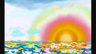 lady and bird - run in the morning sun