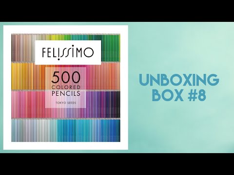 Felissimo 500 Colored Pencils, Tokyo Seeds - Unboxing #8
