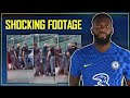 SHOCKING footage of Tiemoue Bakayoko as he was dragged out of his car and searched by Italian police