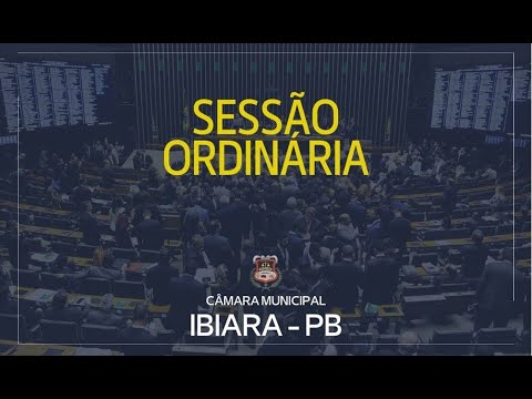 Sessão Ordinária da Câmara Municipal de Ibiara  01 de Junho de 2026