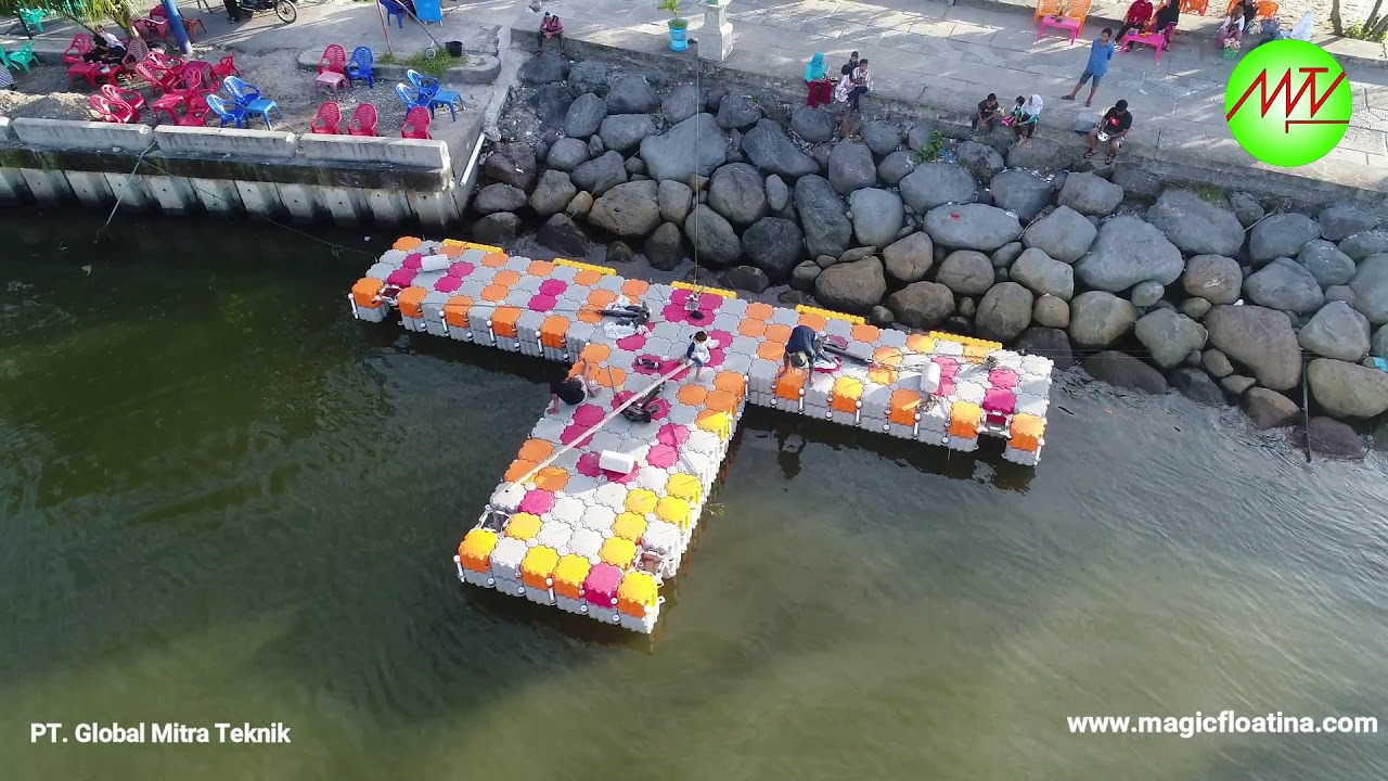 Dermaga Apung Pulau Tangah Pariaman Magicfloat