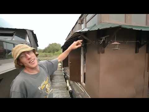 17 Years Living Off-Grid on a Self-Built Island Homestead - Built with Salvaged Materials_R