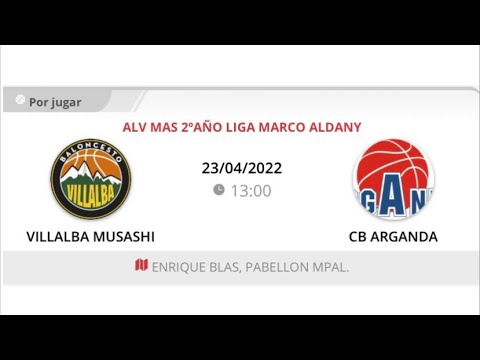 Alevin masc 10 VILLALBA MUSASHI - CB ARGANDA