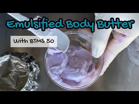Emulsified Body Butter w/ BTMS 50 | Shea Butter | Cetyl Alcohol