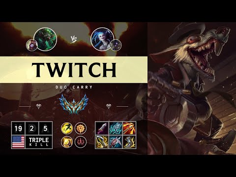 Twitch ADC vs Jinx - NA Challenger Patch 14.13