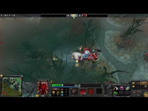 7 25 Midas + lvl 7 Bloodseeker Jungle Dire Dota 2