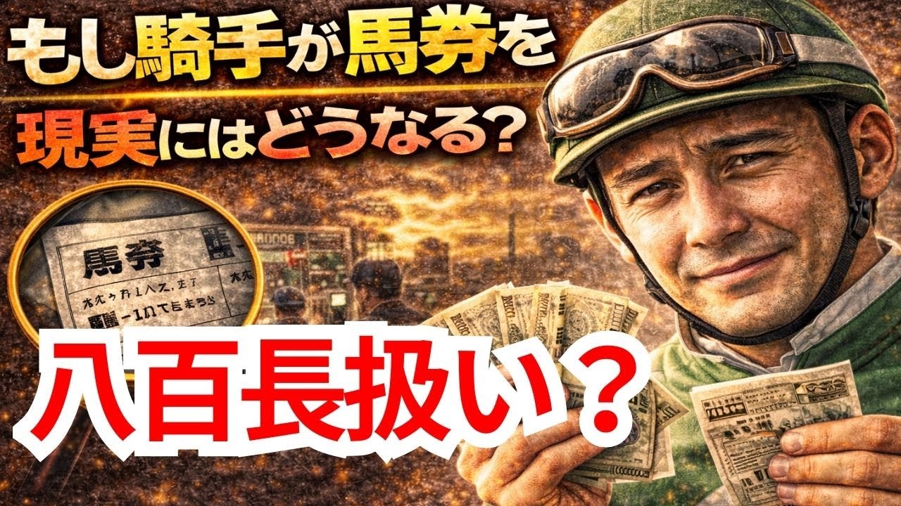 【競馬】もし騎手が馬券を買ったら“現実には”どうなる？八百長？