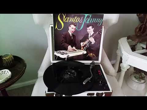 1959 Santo and Johnny Sleepwalk s/t Debut Full LP 1st Prs Mono Canadian-American Records CALP 1001