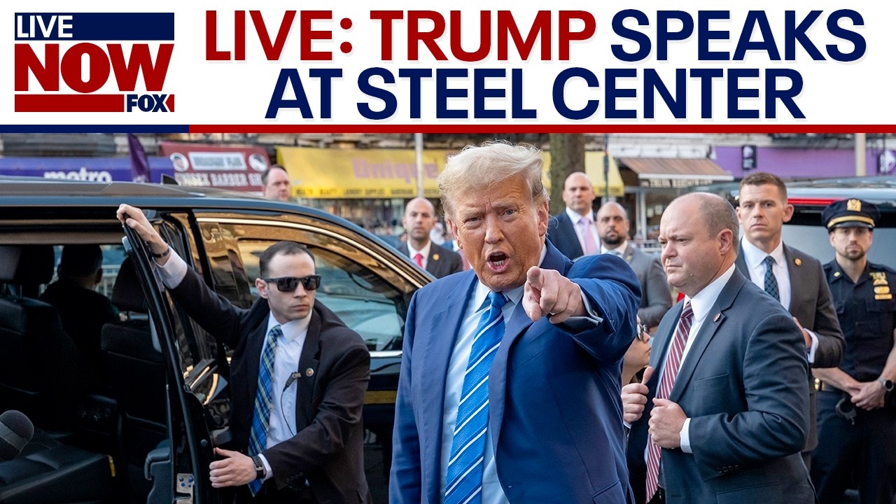 LIVE: Trump to speak at Georgia steel business