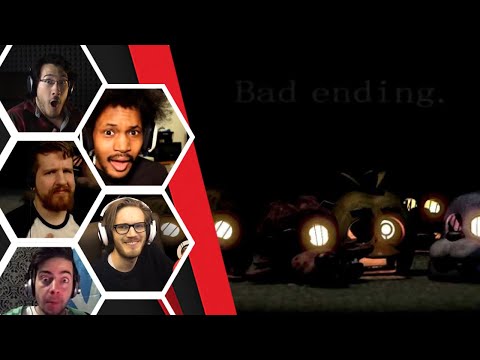 Lets Player's Reaction To The Bad Ending in FNAF 3 - Five Nights At Freddy's 3
