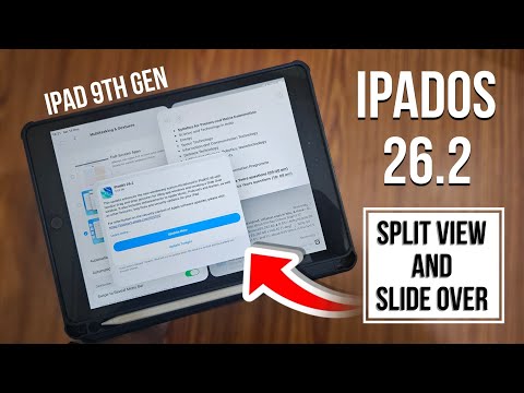 iPad OS 26.2 Slide Over | iPad 9th gen