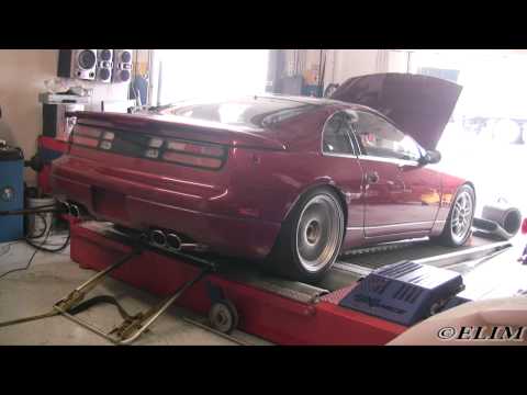 Dyno with new Test Pipes on 300ZX TT (B&B catback, Megan TP, SZ downpipes)