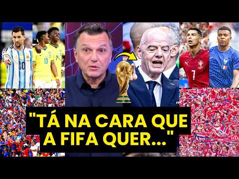 “NÃO DUVIDEM DISSO!!! TÁ NA CARA que a FIFA QUER que…” MAURO CEZAR MANDA A REAL sobre a COPA!